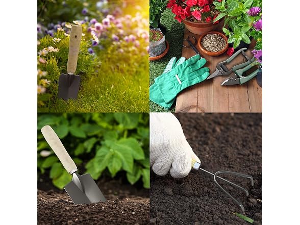 Pure Garden 8-Piece Garden Hand Tool Set