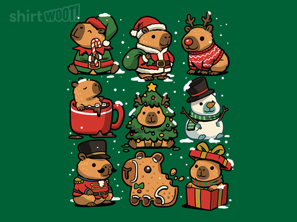 Christmas Capybaras