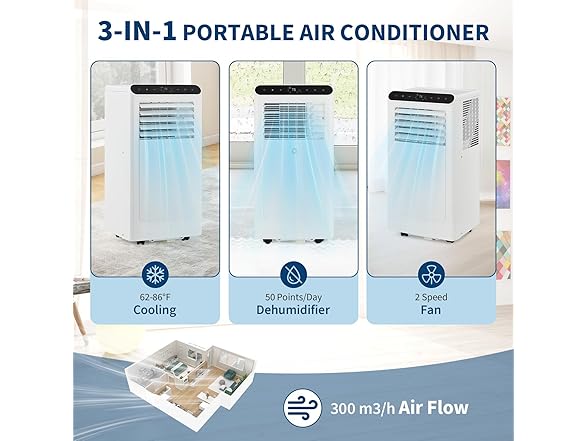 dainslef 8000 BTU Portable AC