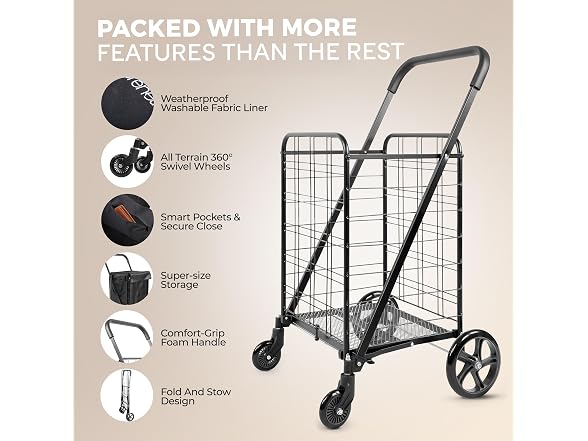 SereneLife Large Folding Utility
