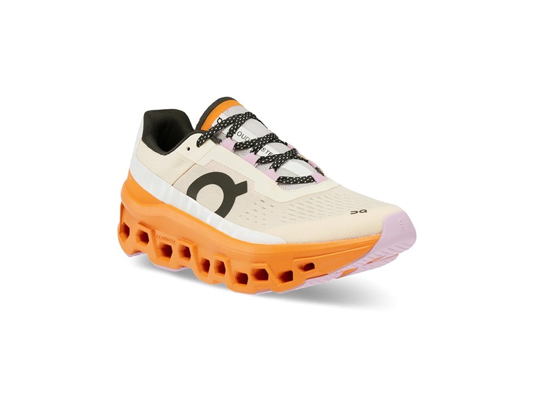 On Running 61.98652 6 On Running Cloudmonster Womens Shoes Fawn/Turmeric