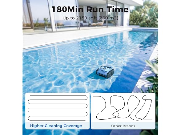 Cordless Robotic Pool Cleaner,Automatic