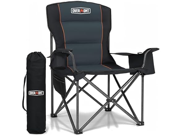 Overmont Oversized Camping Chair 450lb