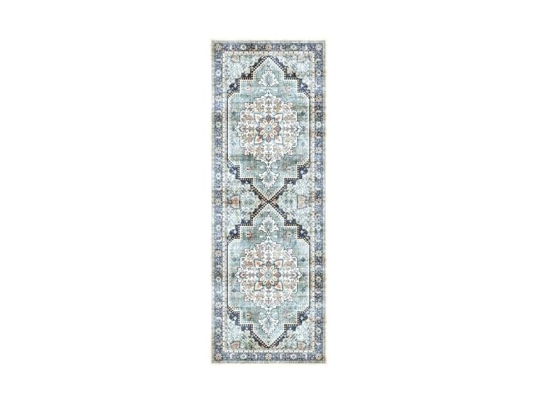 Gertmenian Washable Rug 2x6 Erin Blue
