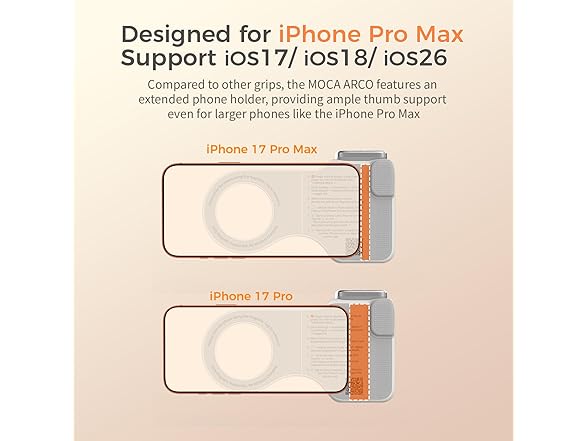 COMITOK iPhone 17 Pro Camera Grip