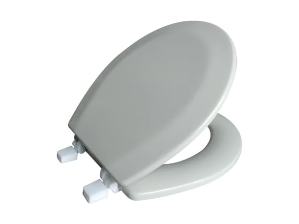 American Dream 17" MDF Toilet Seat ? Beige Finish,