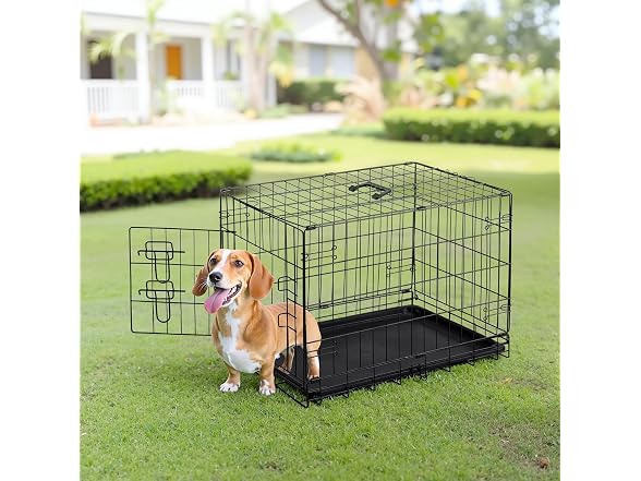 Dog Crate 18 Inch Small Dog Cage Foldable