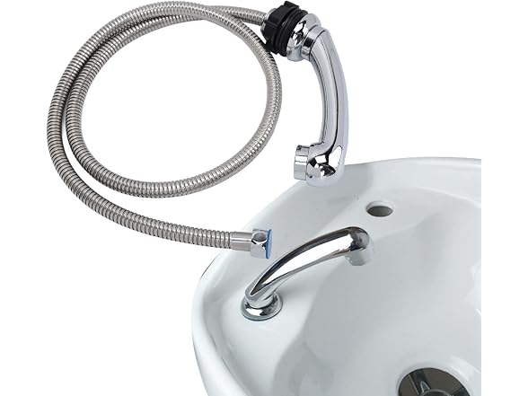 Shampoo Bowl Shower Head Nozzle Salon Bed Sprayer