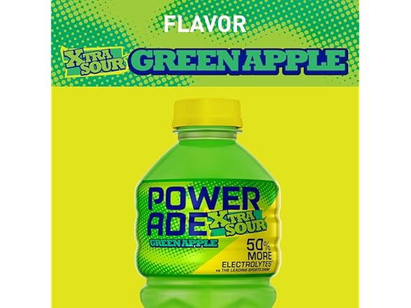 POWERADE Green Apple XTRA Sour 12oz 8pk