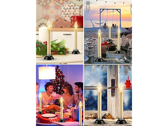 Xingzd Electric Window Candles Lights