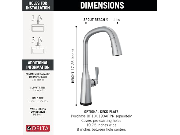 VoiceIQ Single Handle Pull-Down Faucet