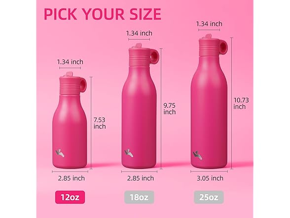 Konokyo 12oz Stainless Steel Bottle