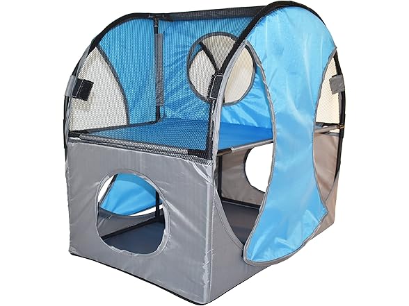 Pet Life ® Kitty-Play Portable House