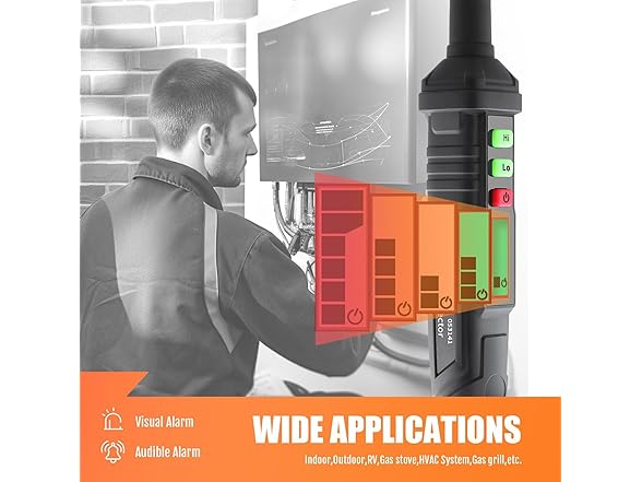 Natural Gas Leak Detector Alarm