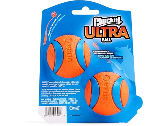 Chuckit! Ultra Ball, Small 2-inch, 2Pk