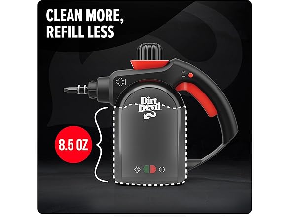 DirtDevil WD21000 DIRT DEVIL 7-IN-1 HANDHELD STEAMER PRESSU