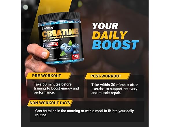 loiomay Creatine Monohydrate Gummies
