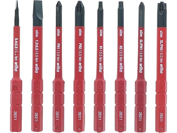 Wiha 28789 11pc TorqueVario-S & SlimLine Blade Set