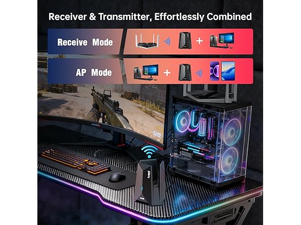 PLERY BE6500 USB WiFi 7 Adapter