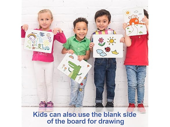 25pk Double-Sided Whiteboards, 9x12"