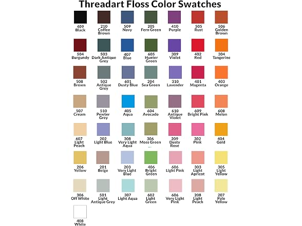 12 Skeins ThreadArt Cotton Embroidery Floss, Pink