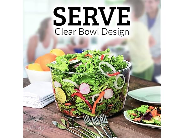 5L Salad Spinner w/ Rotary Handle