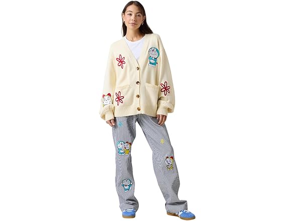 Samii Ryan Women Doraemon Friends Cardigan