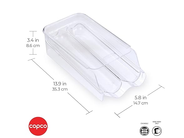 Copco Roll Down Egg Bin with Removable Lid