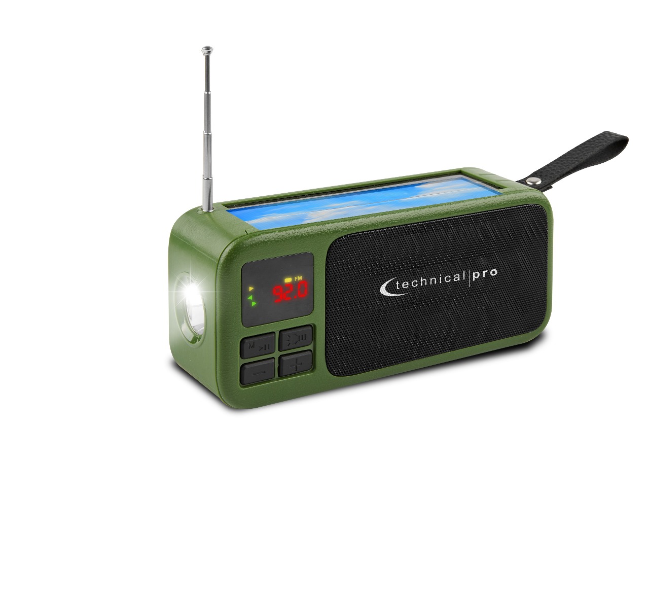 Solar Emergency Radio with Speaker (Bluetooth) - Gallery 10