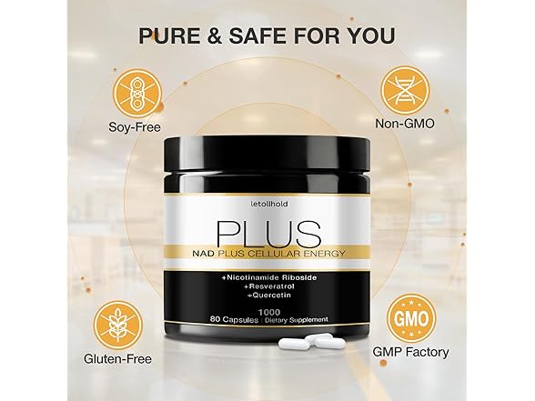 letollhold NAD Supplement (80 Capsules)