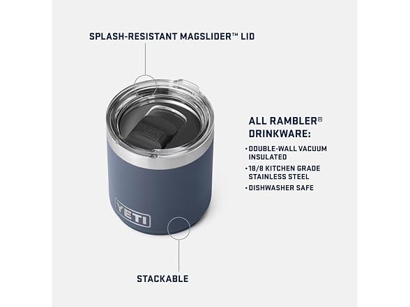 YETI Rambler 10oz Stackable Lowball 2.0, Canopy Green