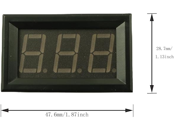 YTgilo LED Digital Voltmeter AC70-500V