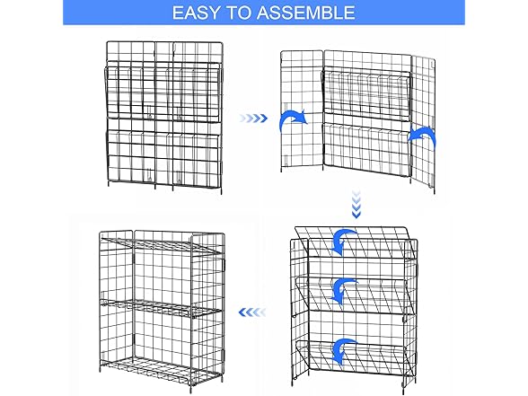 TISEMENT 3-Tier Countertop Snack Rack