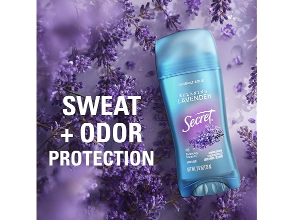 Secret Lavender Deodorant 2.6 oz 3 Pack