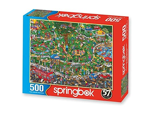 Springbok - The Dog Park - 500 Piece Puzzle