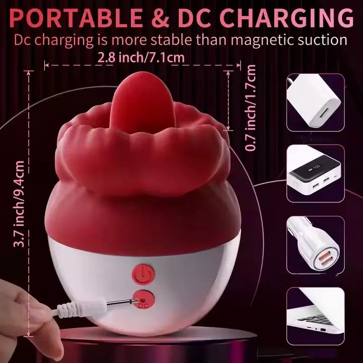 Mega Rose Vibrator 10 Speed For Women - Gallery 8