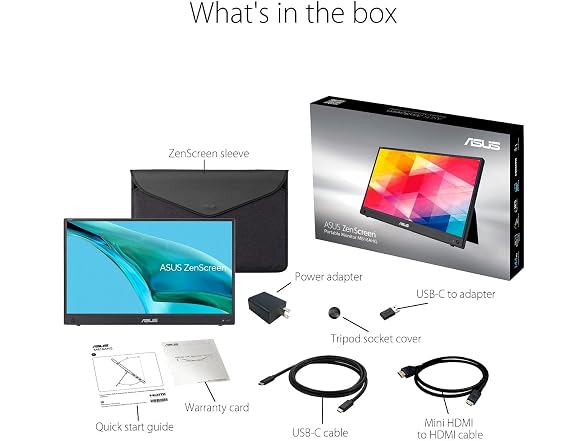 ASUS ZenScreen 16" FHD Portable Monitor