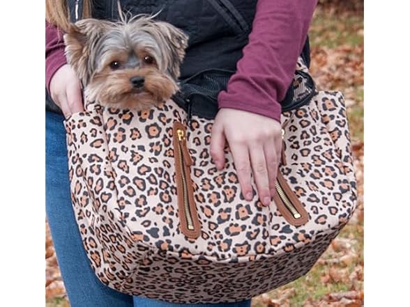 Pet Gear Carrier and Car Seat, Animal Print Sling