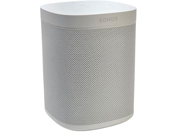 Sonos One (Gen 2) - Voice Controlled Smart Speaker with Amazon Alexa Built-In - White (Renewed) (Open Box)