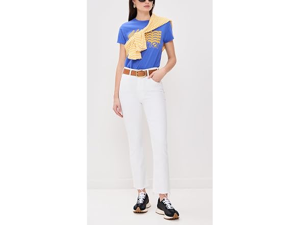 Mother Women (32) Hustler Ankle Fray Jeans