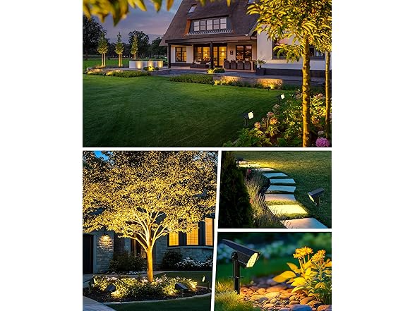 Brightown Solar Lights OutdoorWarm White