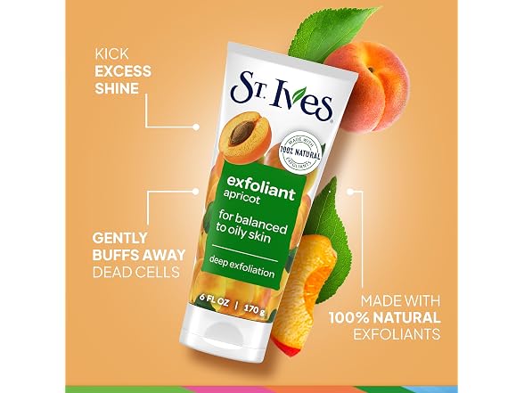 St Ives Apricot Face Scrub Deep Exfoliator 6oz