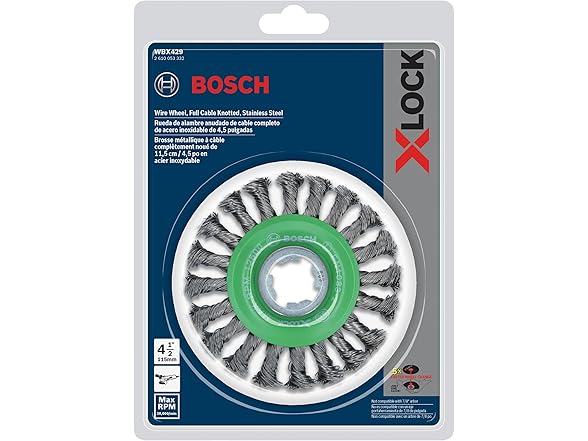 Bosch WBX429 Knotted Wire Wheel