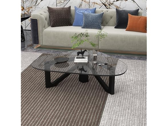 Leisuremod NG52BL Imperial Coffee Table