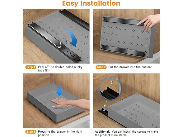 CuisinSmart Expandable Pull Out Cabinet Organizer
