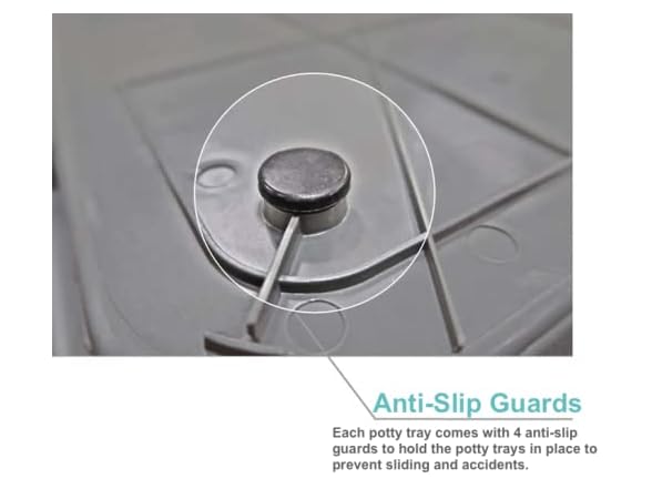 Indoor Dog Potty Training Toilet Tray Pad Hol