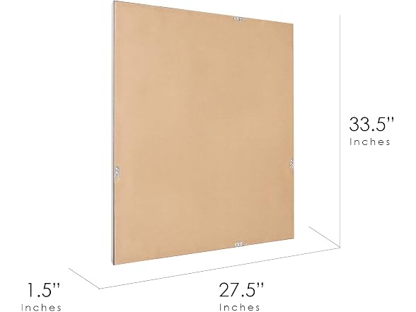 Head West Brushed Nickel Bathroom Mirror