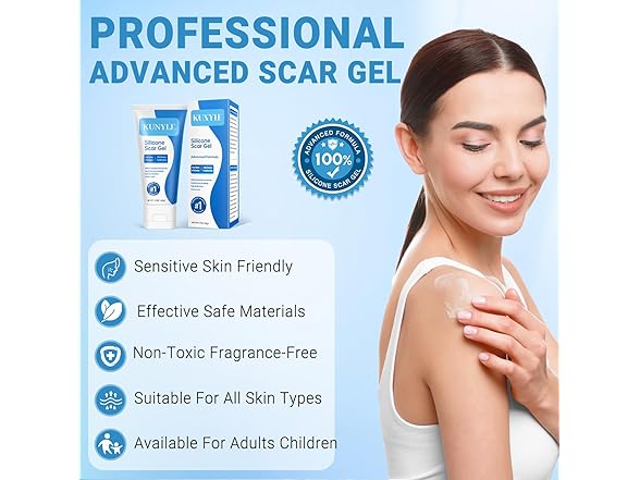 Kunyle BC521525100038 silicone scar gel