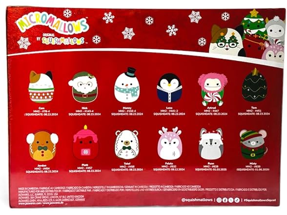 Squishmallow Original 12-Day