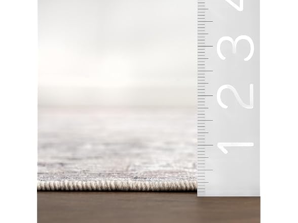 Nuloom Splashguard Kaleen Rug 5x8 Grey